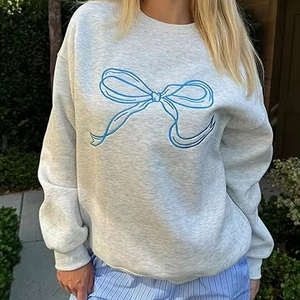 <b>Y2K</b> Women Cute Hooded Oversized Pullover Sweatshirts Eco-Friendly 100% Cotton Solid Pattern Winter Fashion <b>Tops</b> - Product Image 1