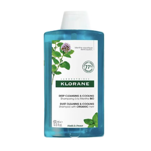 Shampoo détoxifiant anti-pollution Klorane à la menthe aquatique 400 ml - Product Image 1