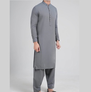 Breathable Outdoor Wedding Mehndi <b>Dress</b> <b>Pakistani</b> Culture Wears Plain Ethnic Navy Blue Salwar Kameez Regular Fit Men Wrinkle - Product Image 5