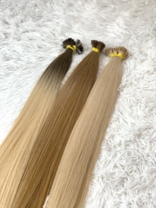 Haute qualité 100% naturel vietnamien vierge kératine Extension de cheveux italien Curl Wave Style pour génie trame gros paquet - Product Image 4