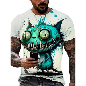 Men's T-Shirts Custom Sublimation T shirt 100_ <b>Polyester</b> Printing Men Printed Graphic New arrival Men - Product Image 4
