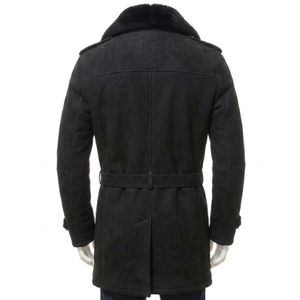 Men's Polyester Wadded Leather Jacket - Product Image 5