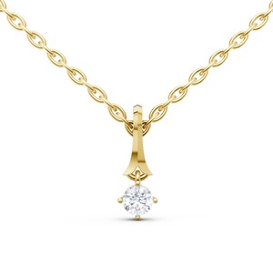 Oferta Especial: Colgante de Corazón con Diamantes en Oro de 9K para Mujer, Joyería Fina Elegante con Forma de Corazón para Novias, Compromiso - Product Image 5