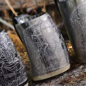 Jarra Artesanal para Beber Cerveza y Agua con Diseños Intrincados de Halloween, Hecha por Tayyab Handicraft - Product Image 3