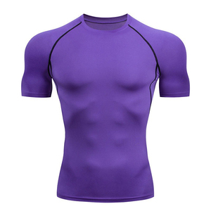 Men <b>Compression</b> <b>Shirt</b> Sports Breathable Quick Dry Wholesale Premium Sports Men <b>Compression</b> <b>Shirt</b> with Custom Logo and Size - Product Image 3