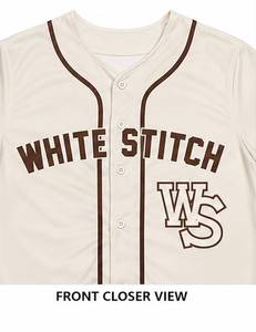 Camiseta de Béisbol de Toronto con Costuras Blancas, Unisex, Manga Corta, Cierre de Botones, Poliéster Estampado, Transpirable, Bordado de Verano - Product Image 3