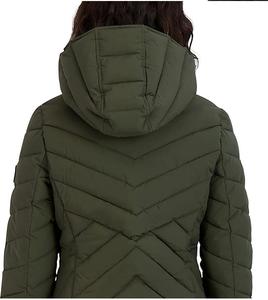 Chaquetas de Invierno para Hombre, Chaqueta Acolchada Personalizada Brillante de Alta Calidad, Chaqueta Larga de Forro Polar para Hombre y Mujer con Cierre y Estampado - Product Image 4