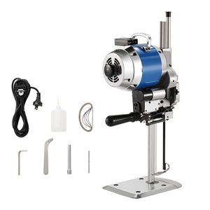 750W High Speed Industrial <b>Fabric</b> Cutter with 9.8\" Alloy Steel Blade New Condition Straight Knife Cloth <b>Cutting</b> <b>Machine</b> - Product Image 1