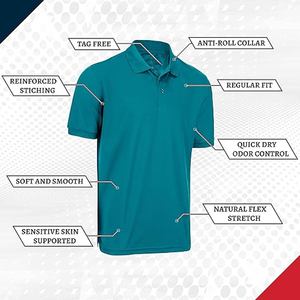 เสื้อโปโลคุณภาพสูง OEM รุ่นใหม่ปี 2026 ระบายอากาศได้ดี ดีไซน์มืออาชีพ บริการ OEM เสื้อโปโลชาย - Product Image 4