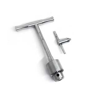 SURGINEXA Llave de mandril Jacobs con mango en T canulado de acero inoxidable, kit de precisión de instrumentos quirúrgicos ortopédicos veterinarios - Product Image 1
