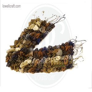 Pañuelo de Seda con Volantes para Mujer, Elástico, de Color Sólido, Estilo Tradicional, para Todas las Estaciones, Ropa de las Islas del Pacífico Asiático - Product Image 2