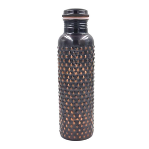 Premium Quality Handmade Copper Water <b>Bottle</b> with Leak Proof Cap From Uttar Pradesh for Healthy Living Eco Friendly Drinking - Product Image 2