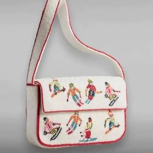 Bolso de Mujer Hecho a Mano con Cuentas de Resina, Modelo Craft Exim TCE |   Cartera Artesanal Tradicional para Mujer |   Accesorio de Moda Étnica de la India - Product Image 1