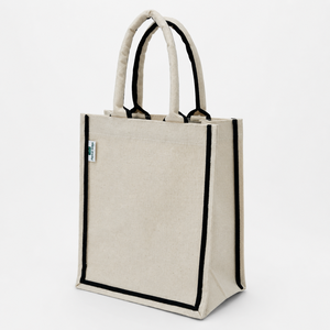 Bolsa de Mano Promocional de Lona de Algodón Laminada en PP de 8 Oz, 21x26.5x15.5cm, Bolsa de Compras con Logotipo Personalizado, Venta al Por Mayor, OEM, ODM, Marca Privada, B2B - Product Image 3