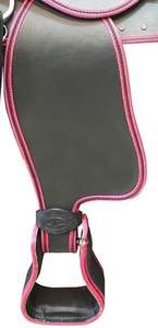 Silla de Montar de Cuero de Buena Calidad, Silla de Montar Inglesa Occidental, Silla de Montar de Cuero Genuino para Equitación, Carreras de Caballos y Senderismo con Logotipo Personalizado - Product Image 3