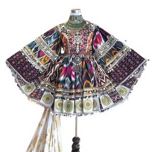 Nouvelle Tendance 2026 : Ensembles 3 Pièces de Robes Afghanes Élégantes et Respirantes pour Femmes, Grandes Tailles, Personnalisables pour Mariages et Fêtes - Product Image 1