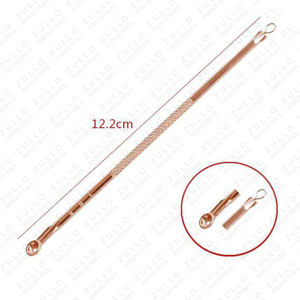 Juego Profesional de 4 Piezas para Extraer Acné y Puntos Negros, Herramientas de Cuidado Facial de Acero Inoxidable, Herramientas de Extracción Facial Premium de 4 Piezas - Product Image 5