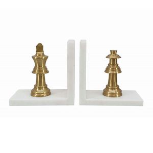 Offre spéciale : Serre-livres demi-ronds en marbre et bois, support de livres incurvé en pierre et bois, serre-livres décoratifs de luxe modernes en marbre lourd - Product Image 6