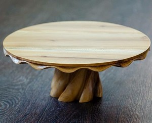 Nouvel Arrivage Présentoir à Gâteaux en Bois Fait Main, Plateau Surélevé pour Desserts, Idéal Mariages, Anniversaires, Maison, Cuisine, Fournitures de Boulangerie - Product Image 4