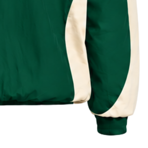 Mens Dark Green Neutral Colorblock Windbreaker <b>Hoodie</b> <b>Lightweight</b> Quarter Zip Pullover Jacket Outdoor Sports Training Wear - Product Image 6