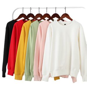 Sweat-shirt pour homme de haute qualité, en tissu polaire d'hiver uni, 100% coton, teinture numérique unie, doublé, imperméable, 180g, décontracté - Product Image 1