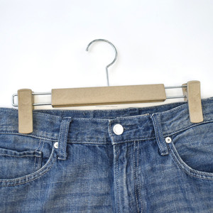 Eco-Friendly Solid Rice Husk Hanger Non-Slip Seamless with Clip use for Clothing Store <b>Plastic</b> Home Camping <b>Pants</b> Hangers - Product Image 3