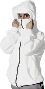 Sudadera con Capucha Técnica para Hombre, Estilo Urbano Moderno, 100% Poliéster, Transpirable, Ropa de Moda Urbana para Invierno - Product Image 5