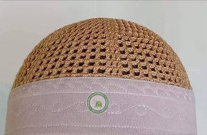 Chapeaux Kufi Islamiques Faits Main en Coton Élastique Blanc, Gris, Marron de Haute Qualité, Écologiques, Fourniture d'Usine en Gros pour Hommes - Product Image 4