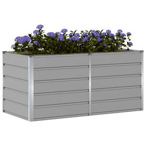 Jardinière en acier gris clair 62,99 x 31,50 x 29,53 po – Pots et jardinières - Product Image 3
