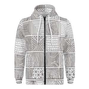 เสื้อฮู้ดแฟชั่นฤดูหนาวผู้ชาย ผ้าถักเนื้อนุ่ม ระบายอากาศ กันลม ผลิตจากผ้าฝ้าย 100%  รับผลิตตามแบบ (OEM) ขายส่ง - Product Image 5