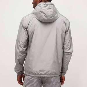 <b>Manufacture</b> Sample Custom Waterproof Rain Windcheater Track Jacket High Quality Full Zip Softshell Track Windbreaker Jacket Men - Product Image 3