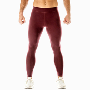 Best Customized Size High Quality <b>Compression</b> <b>Leggings</b> for <b>Men</b> Sportswear Customized Colors Spandex/Nylon Material Seamless - Product Image 1