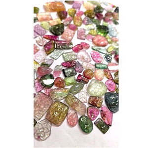 160 pierres précieuses naturelles multi-tourmalines de 8 mm à 25 mm, 435 carats, lot Iroc Sales, pierres précieuses en vrac de haute qualité, 435 $ US au total - Product Image 2