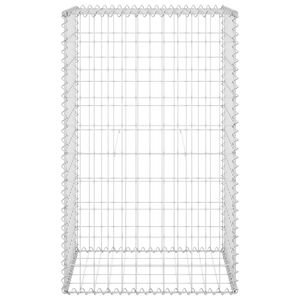 Muro de Gaviones de Acero Galvanizado con Cubiertas de 23.6''x19.7''x39.4'', Cercas, Enrejados y Puertas - Product Image 3
