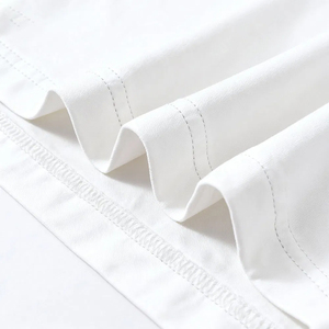 T-shirts à manches courtes en coton tricoté 100% avec impression graphique surdimensionnée, sérigraphiés, grande taille, style streetwear, col rond, tendance - Product Image 2