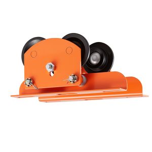 รอกไฟฟ้าแบบแมนนวล 1100 ปอนด์ 0.5 ตัน รถเข็นแบบดันคาน ล้อคู่ ขนาด 2.6 นิ้ว - Product Image 1