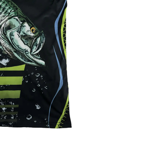 T-shirt de pêche pour homme avec poche, 100% polyester, nouvelle arrivée, manches longues, UPF 50, coupe-vent, respirant, facile à laver - Product Image 3