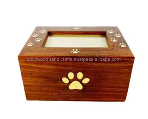 Wholesale Wooden <b>Urn</b> Box For Pet Ashes Wood Cremation <b>Urns</b> For Cat and <b>Dog</b> Ashes Rosewood <b>Urns</b> At low price - Product Image 1
