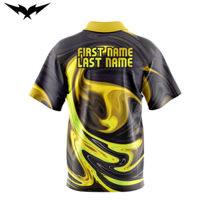 Camisetas de boliche personalizadas al por mayor, totalmente sublimadas, hechas a medida, 100% poliéster, para unisex, jersey premium personalizado. - Product Image 4