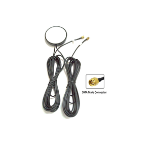 Antena Puck 4G+Wi-Fi Combo con Montaje de Tornillo, Cable RG174 (3m) + 2 Conectores Macho (80mm), Clasificación IP65, Ganancia de 5.0dBi, ETEILY India - Product Image 1