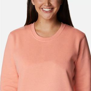 Vente chaude lettre imprimer à la mode Hip Pop Streetwear coton polaire surdimensionné rond O col rond pull femmes sweats pull - Product Image 4