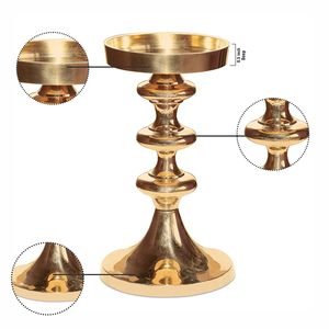 Candélabre en laiton poli fait main, antidérapant, pour comptoir, centre de table pour la décoration de la maison et de mariage - Product Image 3