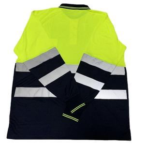 Polo de sécurité en polyester personnalisable, haute visibilité, réfléchissant, pour le travail de construction, uniforme de travail - Product Image 5