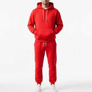 Fleece Workout Tracksuit for <b>Men</b> Durable Athletic Clothing for Exercise and Leisure Activities - Product Image 1