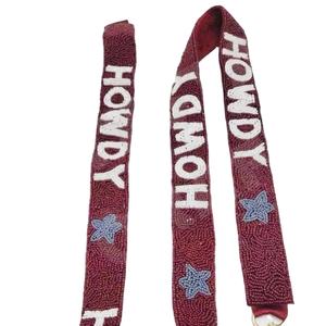 Howdy กระเป๋าเงินประดับลูกปัดดาวสีขาวและสีทองอุปกรณ์เสริมกระเป๋าพิเศษชิ้นส่วนกระเป๋า - Product Image 1