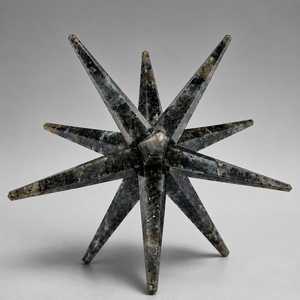 Cristal naturel de Larvikite, étoile de Merkaba à 12 pointes, pierre précieuse polie écologique pour le Feng Shui, vente en gros - Product Image 3