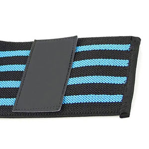 Vendas al por mayor de vendas profesionales para rodillas con sistema de alta tensión para levantamiento de pesas, con logo personalizado impreso - Product Image 6