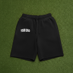 Pantalones Cortos de Algodón para Hombre de Cintura Alta con Dobladillo sin Rematar, Lavado Ácido, Efecto Desgastado por el Sol Personalizado y Pedrería - Product Image 3