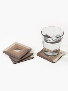 Posavasos de diseño elegante con tablero de MDF, impresión de adhesivo esmaltado, juego de 4 posavasos para bebidas, posavasos para té a un precio muy bueno. - Product Image 4