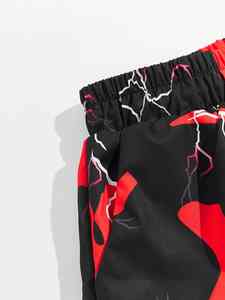 Pantalones Cortos Deportivos Sublimados para Hombre, de Tela Ligera de Poliéster, Aptos para Fitness y Uso Diario - Product Image 3